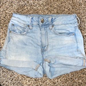 Light Wash American Eagle Shorts